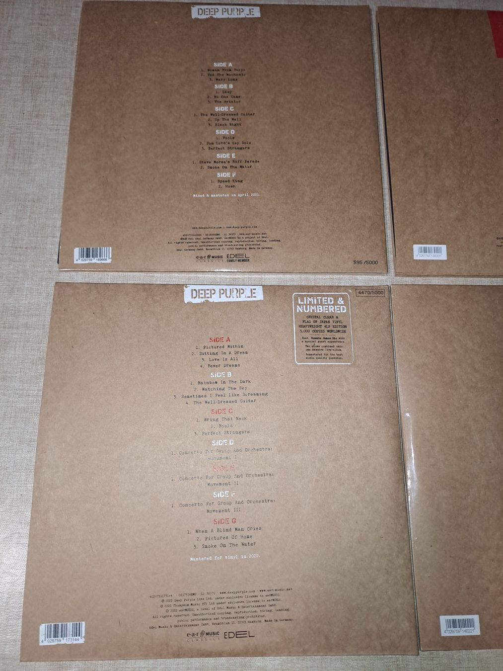 Dischi in vinile: Deep Purple 4 Limited Vinyl Alben – Nuovo (secondo la descrizione) da Bitsch venduto da jajo79076 1