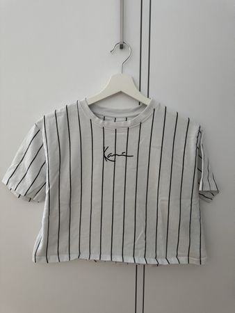 Karl Kani Crop Top, gestreift, XS
