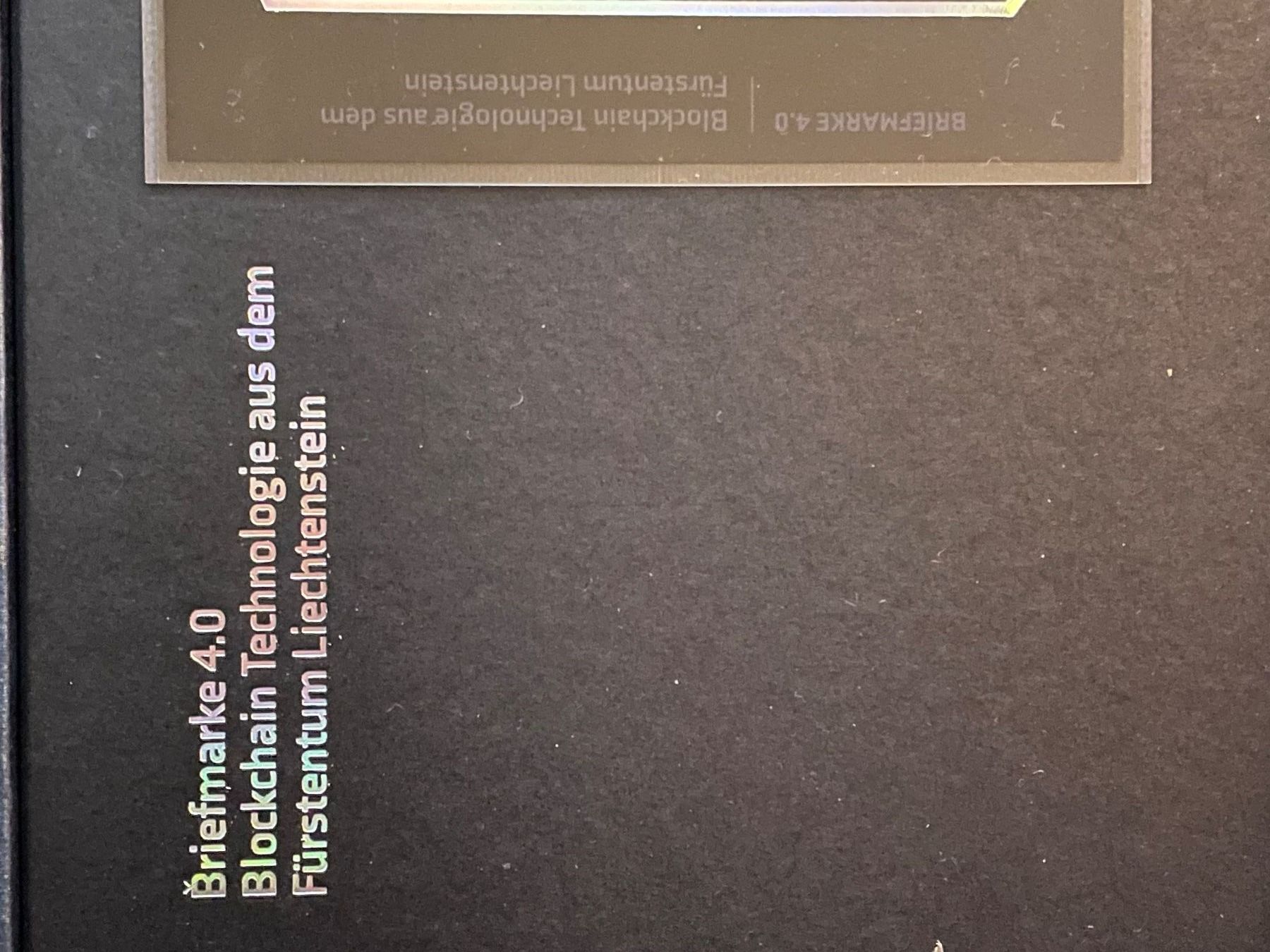 Tutti i francobolli: CRYPTO STAMP 4.0 Liechtenstein – Nuovo e nell'imballaggio originale da Dübendorf venduto da akyildiza 4
