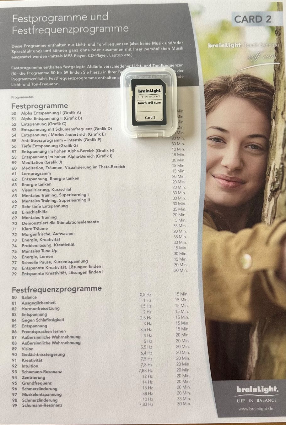 Attrezzature mediche: brainLight Touch Synchro – Entspannungssystem – Usato da Schmitten FR venduto da Tibeter7 2