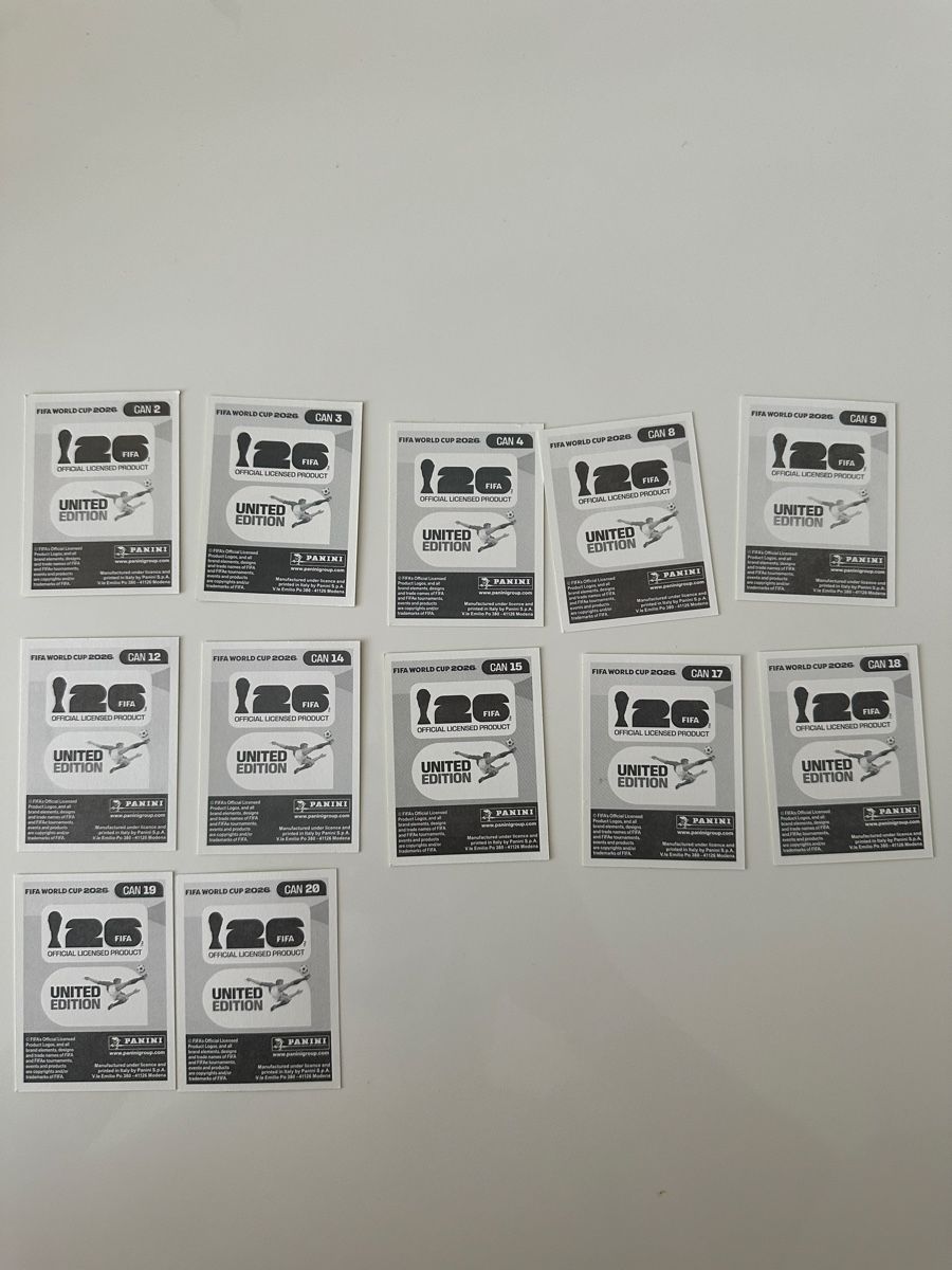 Panini Carte collezionabili: PANINI WM 2026 verschiedene Bilder KANADA  – Nuovo (secondo la descrizione) da Meggen venduto da Carina5555 1