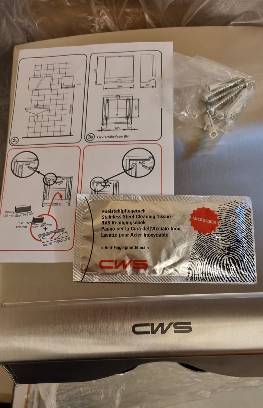 Portasciugamani: Handtuchspender Papierspender CWS – Nuovo e nell'imballaggio originale da Fürigen venduto da Bucheli59 1