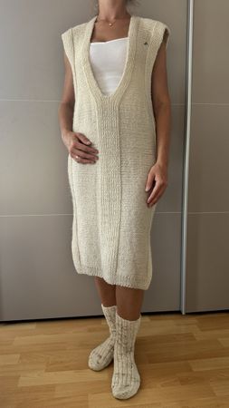 Gilet  tricotée beige taille S bon état
