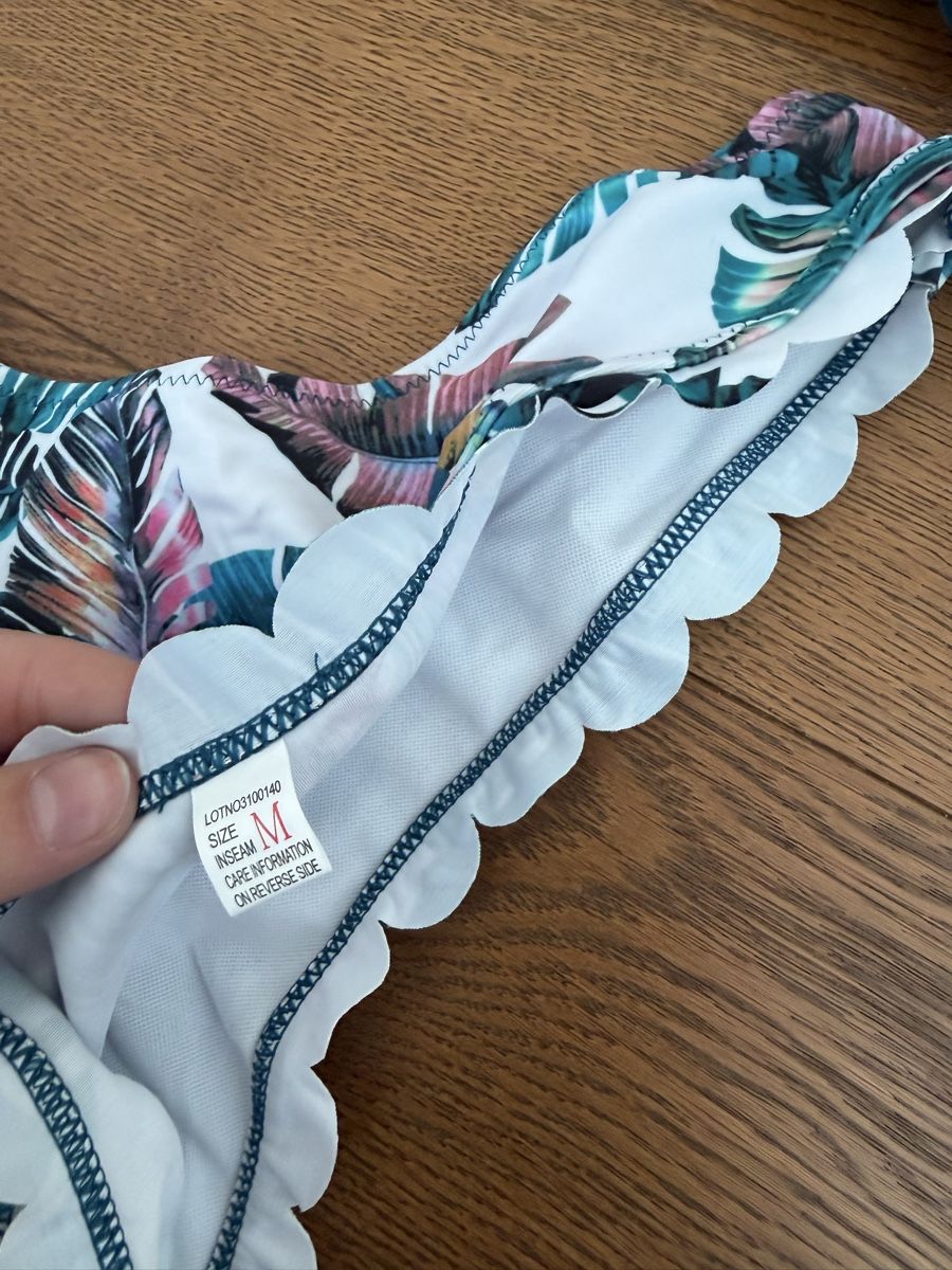 Costumi da bagno & Bikini: Sommerlicher Bikini, Gr. M, mit tropischem Muster – Nuovo (secondo la descrizione) da Bassersdorf venduto da Sandy456 4