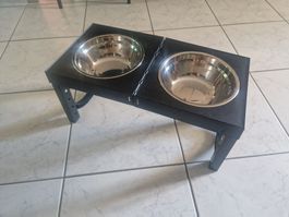 🐶 X XBEN Höhenverstellbarer Hundenapf (Mit 2 x 1.5L Näpfen)