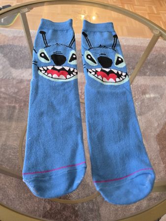 🧦 Stitch Socken | blau