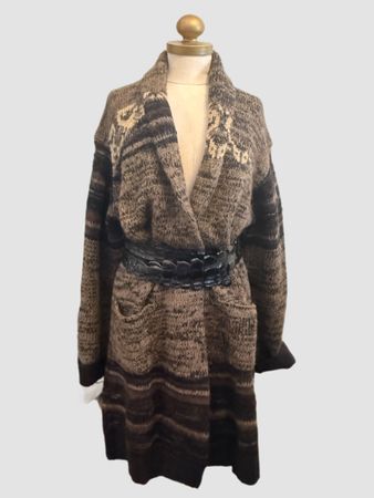 Dries Van Noten - Seltener Maxi-Cardigan-Mantel F/W 2002