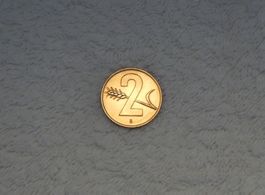 2 centimes/rappen 1966