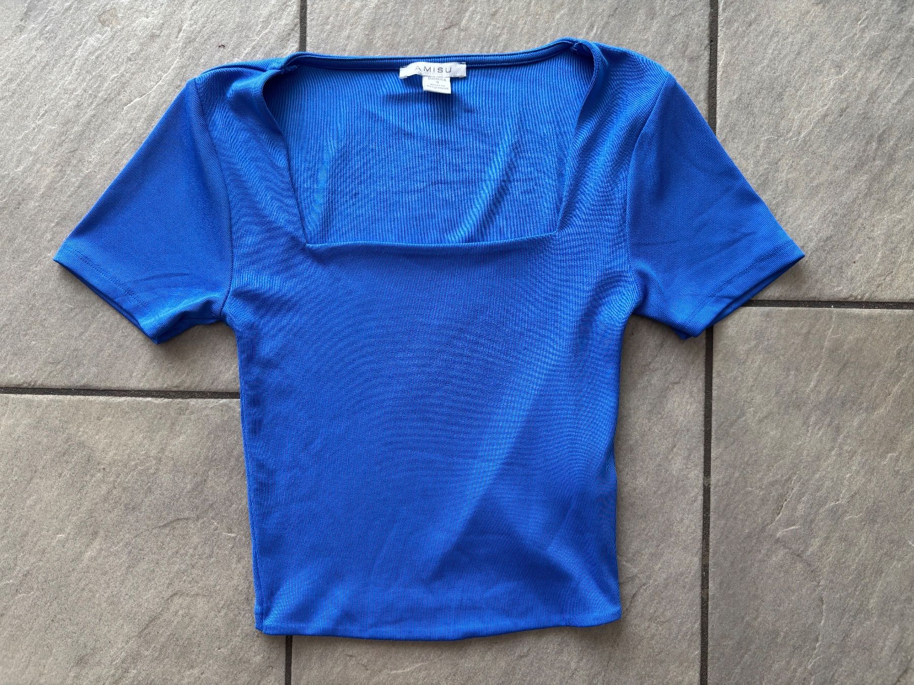 Tops: Crop top, blau, Gr. S – Gebraucht aus Sins von sinserin