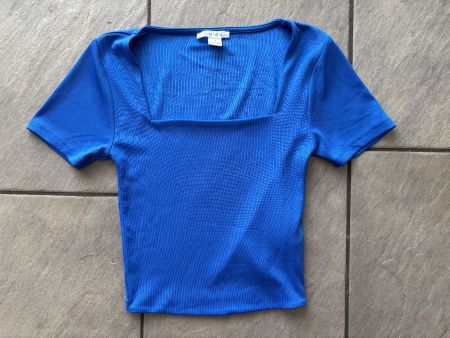 Crop top, blau, Gr. S