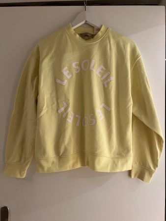 H&M Pullover "Le Soleil" Gelb, Grösse S, Top Zustand!