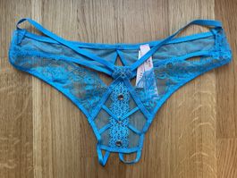 Victoria’s Secret Lace Up Thong S NEW