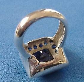 Anelli: Silberring mit Amethyst – Nuovo e nell'imballaggio originale da Suhr venduto da Maxmusic2308 2