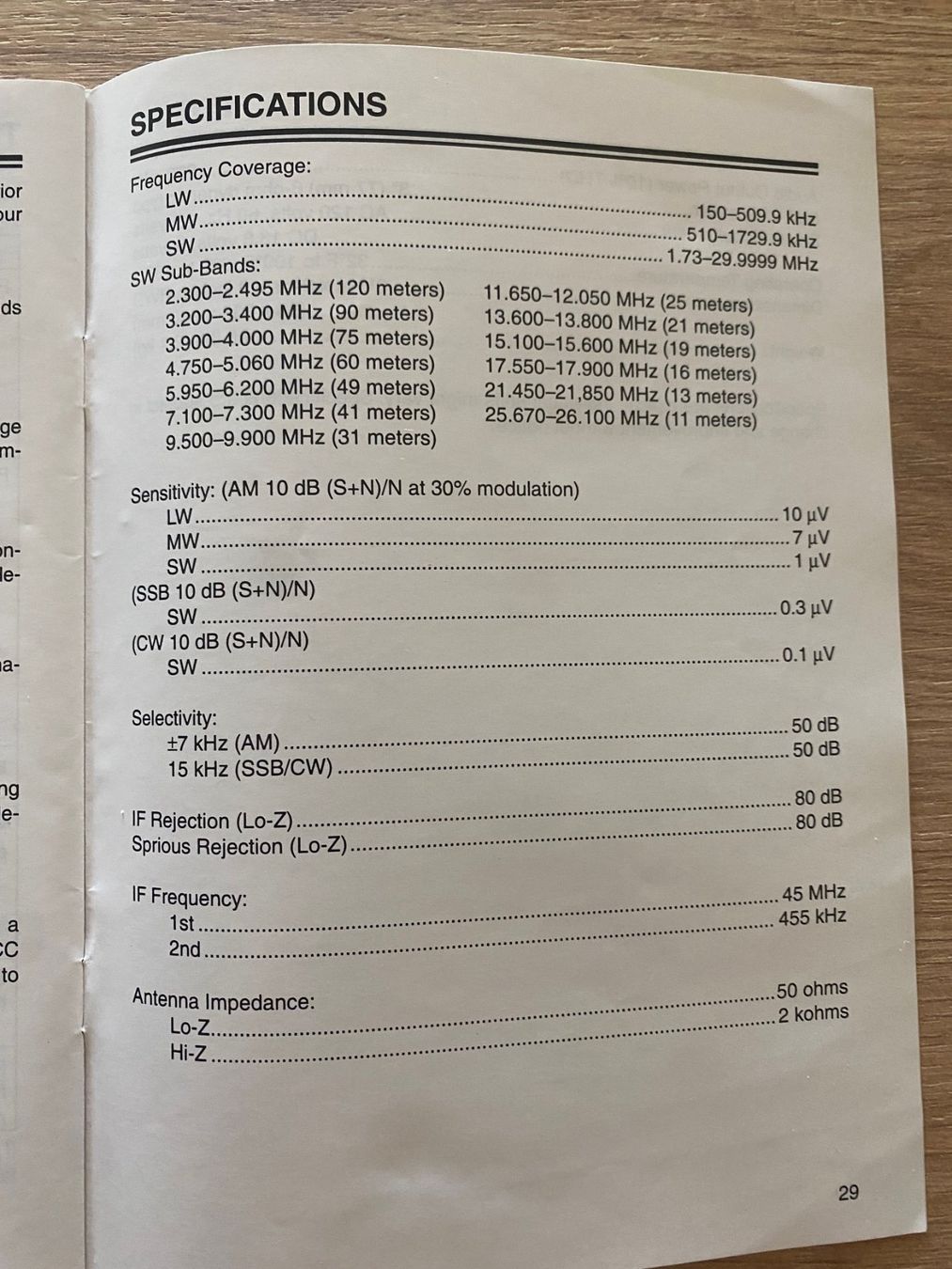 Radio: Weltempfänger Radio Shaek DX-394 – Usato da Hägglingen venduto da 66m_6hg9 5