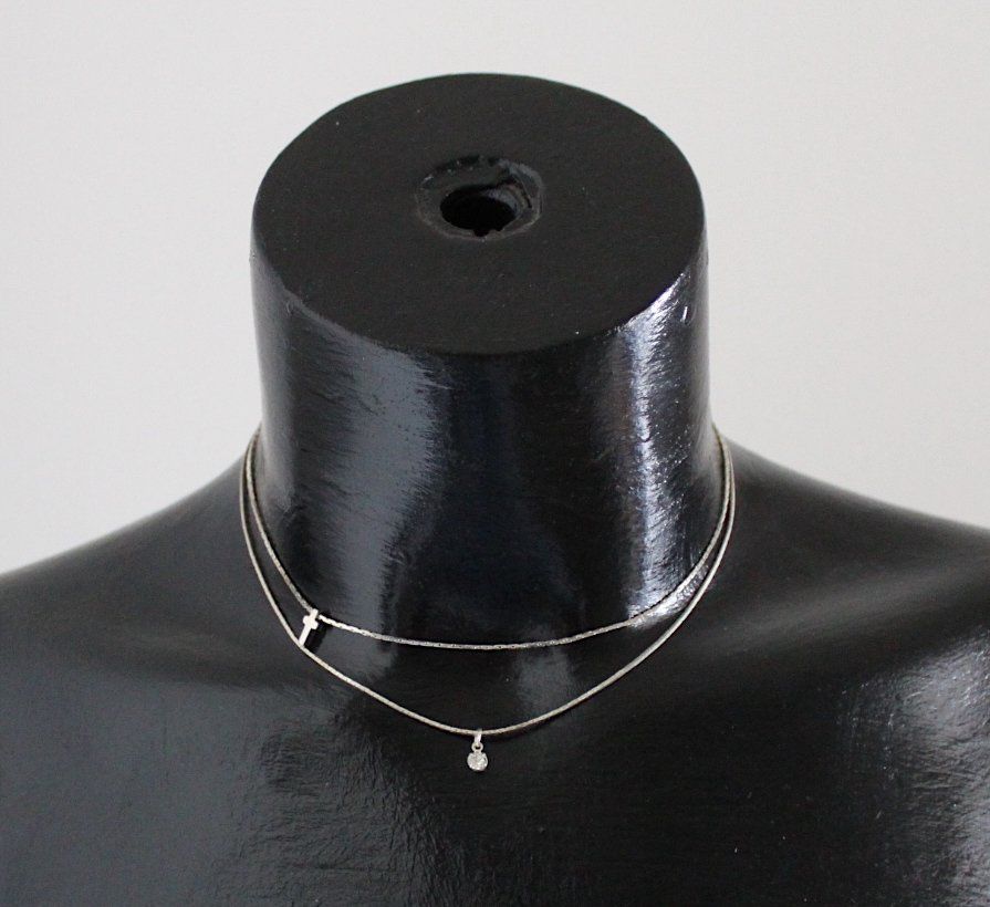 Catenine: Neu , Modeschmuck Kette, Länge , 19.5 cm. – Usato da Locarno venduto da madame-tus-sauds
