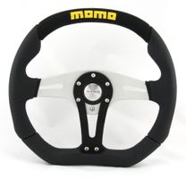 Momo Leder Sportlenkrad Trek Alcantara 3