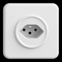 Feller UP Steckdose STANDARD T13 Weiss