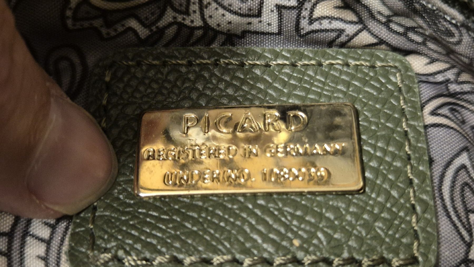 Picard Borse da donna: Picard Handtasche Leder Grün – Usato da Watt venduto da sarahZH1995 3