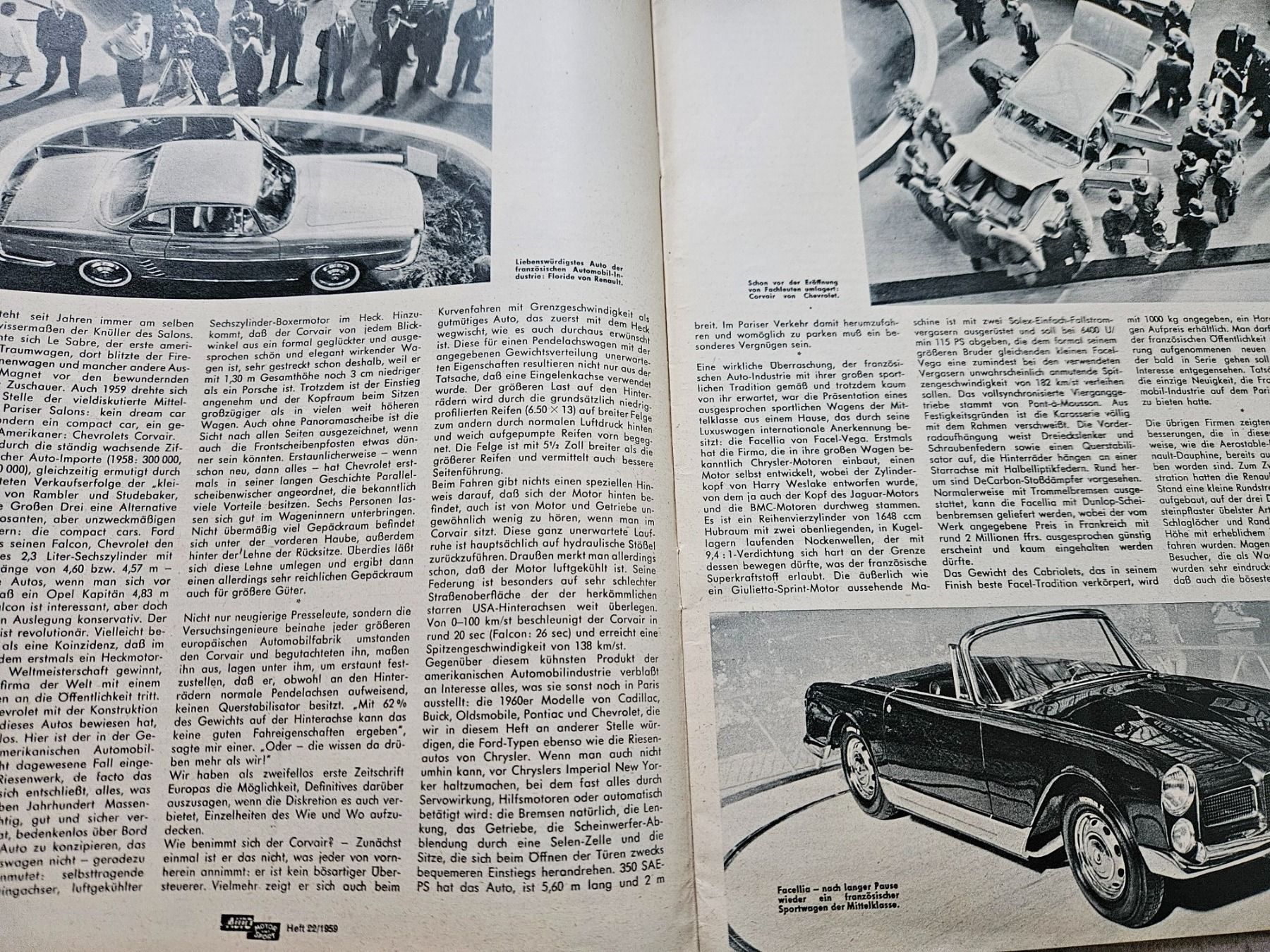 Chevrolet Sonstiges Fahrzeugzubehör: AMS 22/59 Opel Kapitän Paris Salon Cadillac Buick Pontiac xx – Gebraucht aus Flawil von sr1_f6st 2