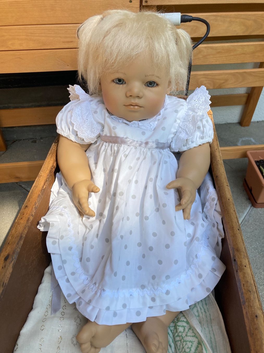 Annette Himstedt Bambole: Annette Himstedt Puppe Ännchen mit Zertifikat und Karton – Usato da Bottmingen venduto da Laternenlicht 1