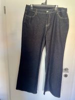 Pantalon évasé en jean bleu foncé