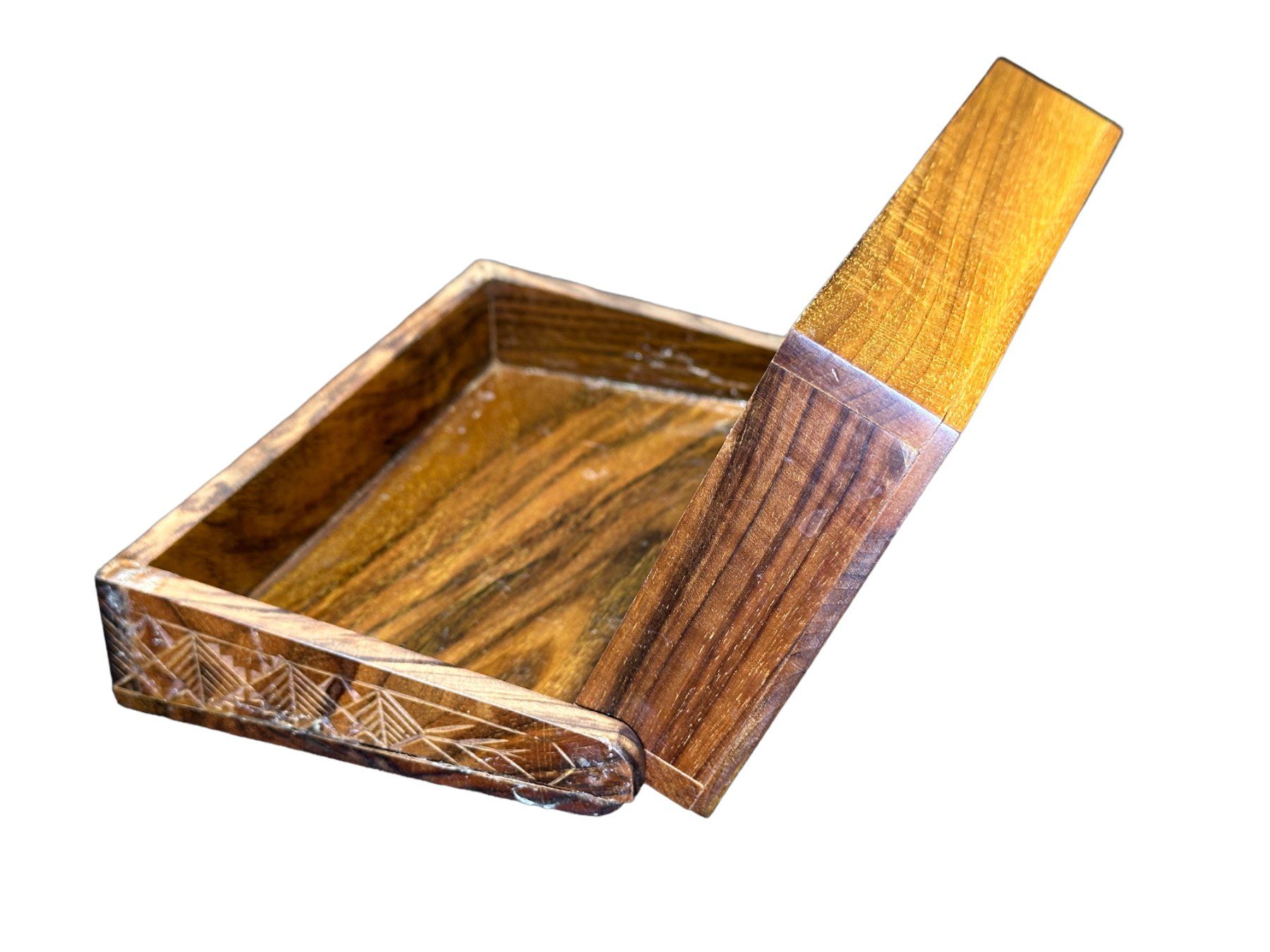 Altri Prodotti per fumatori: Superbe ancienne boîte à cigarettes en bois sculpté – Usato da Morges venduto da vintiques 8