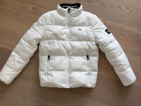 Calvin Klein Winterjacke, Gr. S, weiss