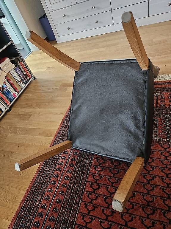 Sedie: Kunstlederstuhl, dunkelbraun – Usato da St. Gallen venduto da Sellstuff 2