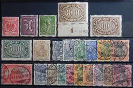 Deutsches Reich Lot mit alten Werten VII