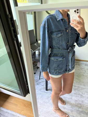 ZARA denim jacket like new! (size S)