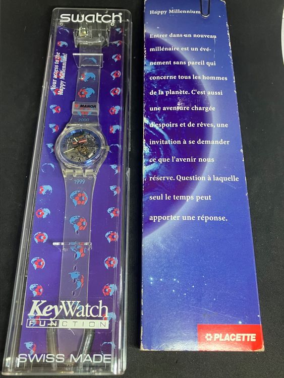 Swatch happy millennium MANOR very rare Acheter sur Ricardo