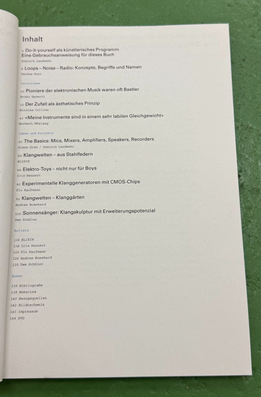 Libri: Home Made Sound Electronics mit Bruno Spoerri, Möslang – Usato da Basel venduto da Ostschweiz06 2