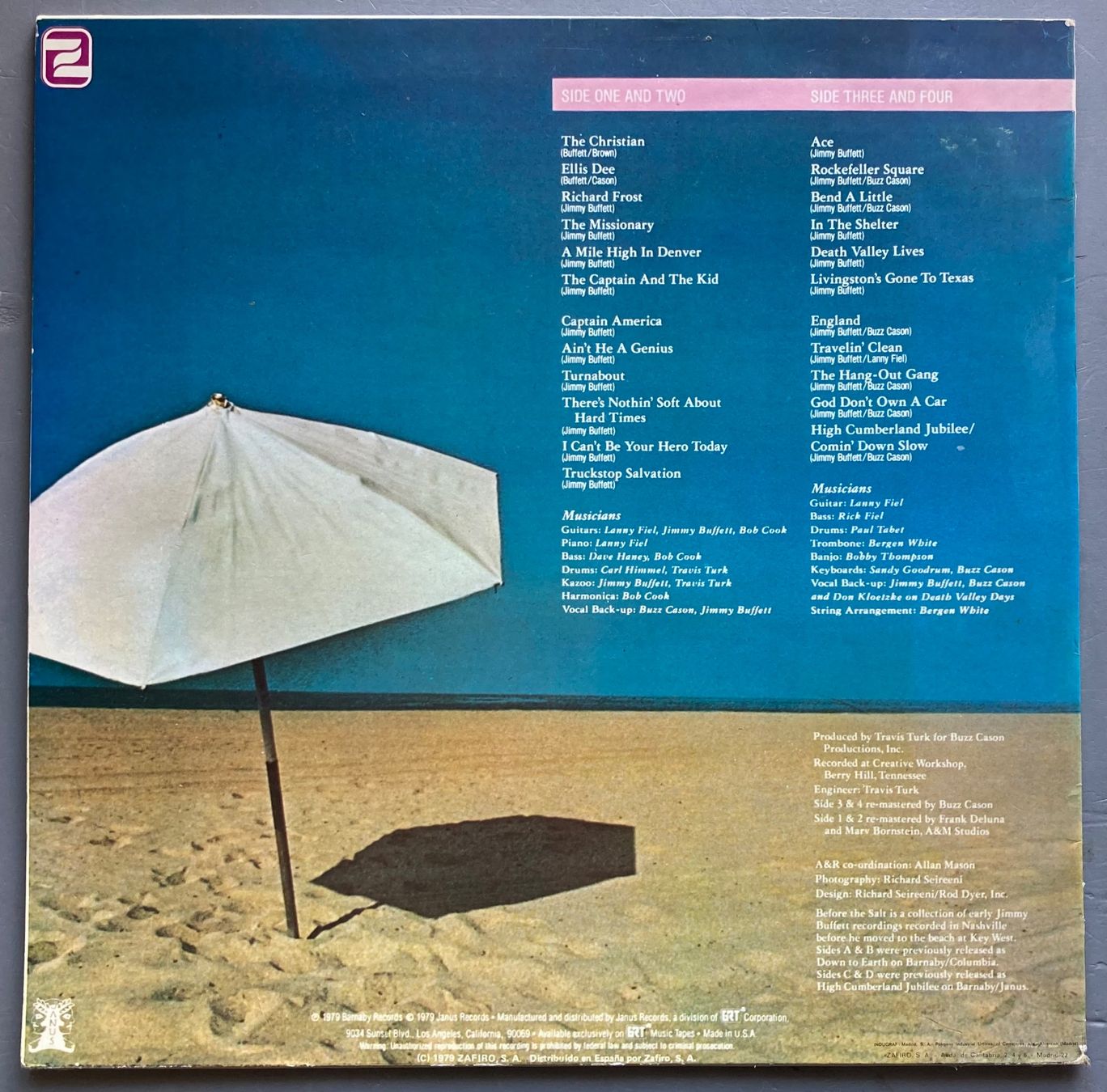 Dischi in vinile: JIMMY BUFFET - BEFORE THE SALT – Usato da Poliez-Pittet venduto da Newtown-Records 1
