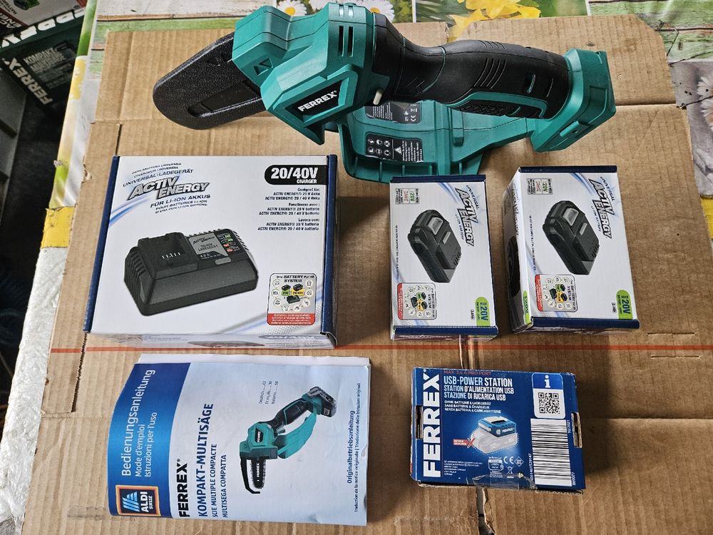 Ferrex Akku-Multisäge 20V, neuwertig im original Karton! NEU (Neu ...