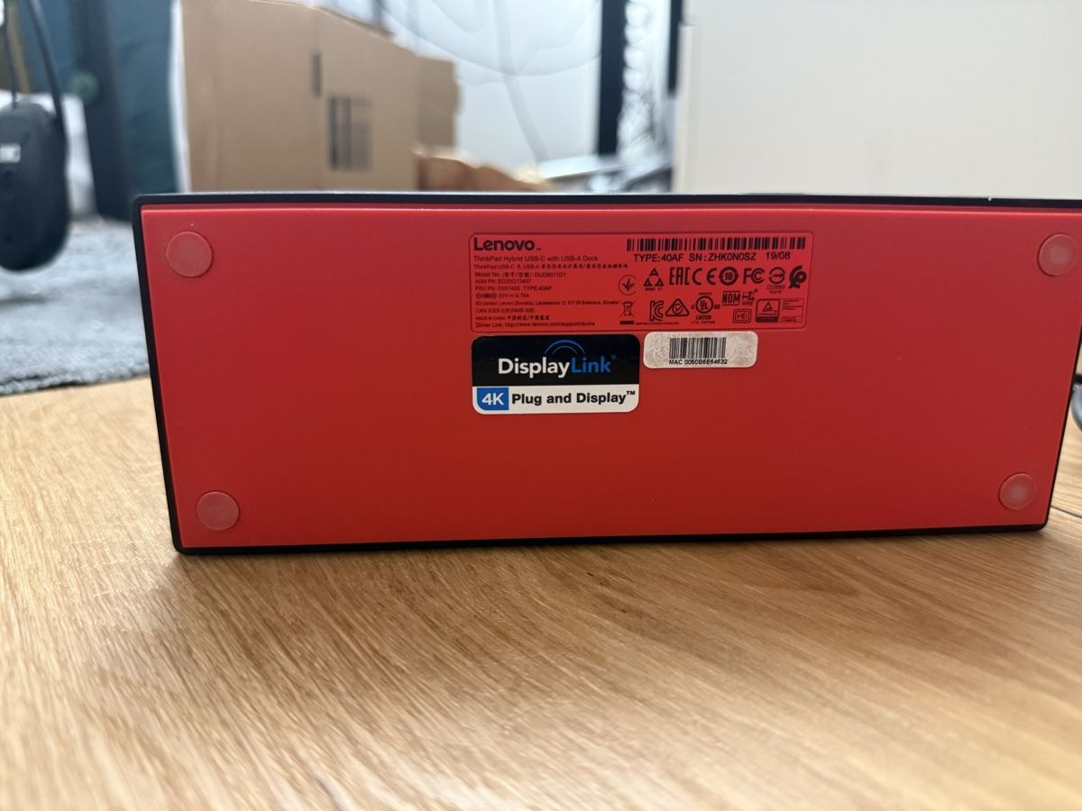 Lenovo Docking station: Lenovo ThinkPad Universal Docking Station 40AF 4K Plug and D – Usato da Aarau venduto da jes_z5w9 4