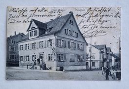 Hauptwil - Restaurant Löwen - Balkenstempel Hauptweil - 1910