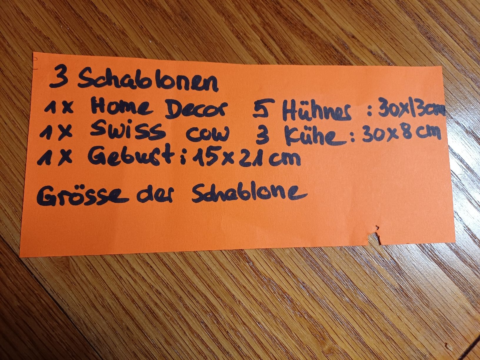 Pochoirs: 3 verschiedene Schablonen – Neuf (Voir description) à Gächliwil par lesidees 8