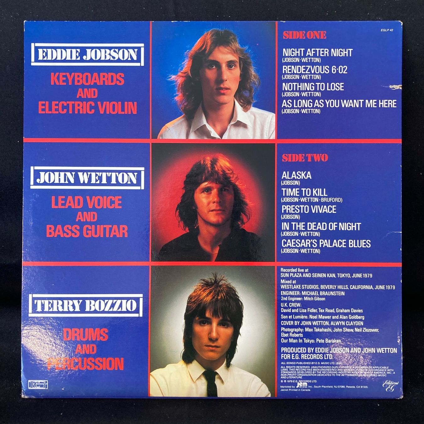 Schallplatten: UK / Night After Night – Gebraucht aus St.Gallen von Out-take 1
