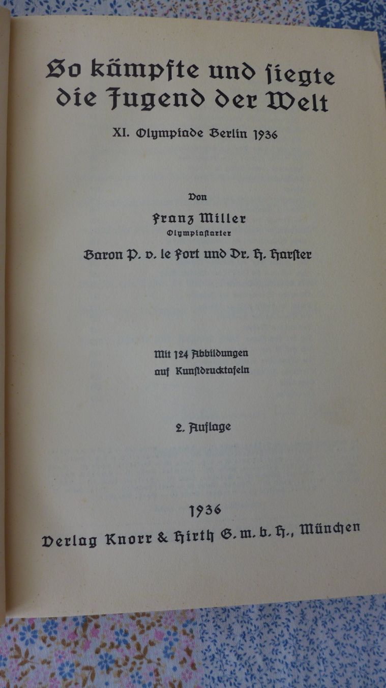 Bücher: So kämpfte und siegte die Jugend der Welt – Gebraucht aus Basel von Helmuth1945 1