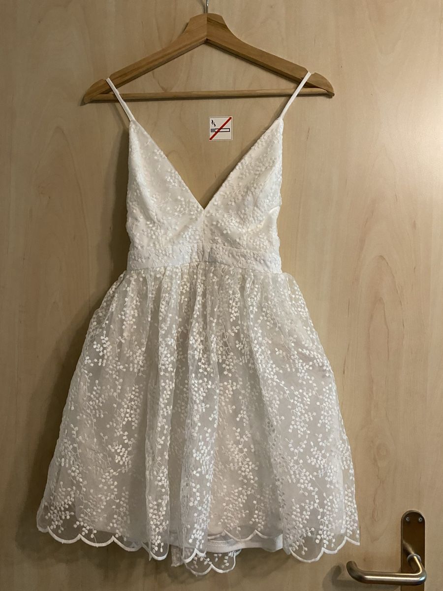 Vestiti: Weisses Kleid – Nuovo e nell'imballaggio originale da Obfelden venduto da Radiesli