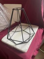 Drei Lampen Schirme NEU schwarzes Metall Industriestil
