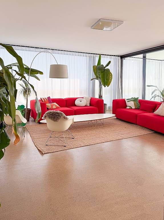 Divani: VITRA Modular Soft Sofa Rot – Usato da Basel venduto da used.