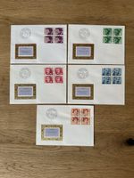 Schweiz - 1969 PORTRAITS 4er Block FDC Znr 471-475