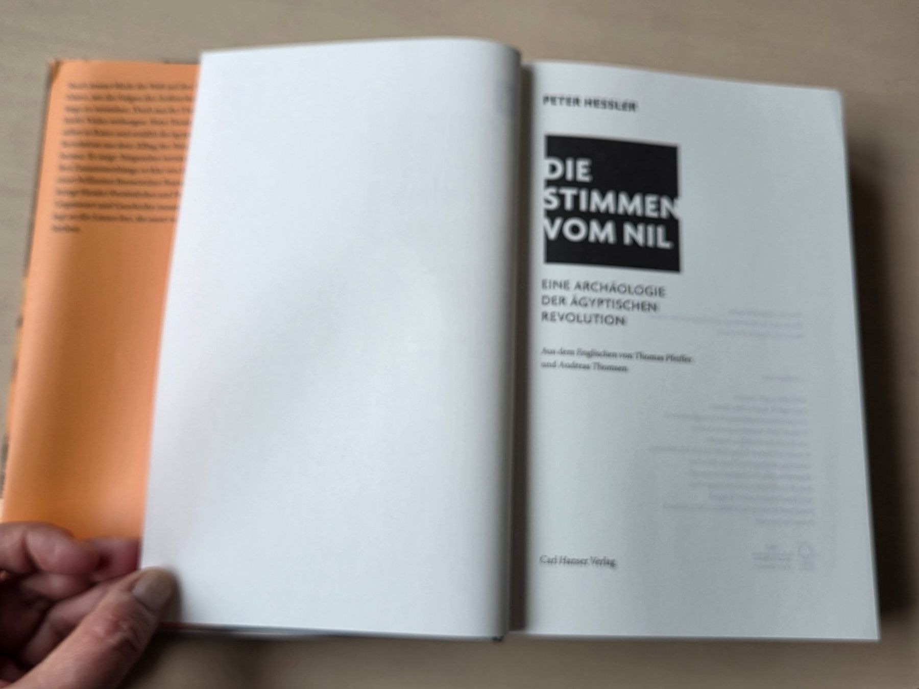 Libri: Die Stimme vom Nil, Peter Hessler – Usato da Liestal venduto da ITOlio 2