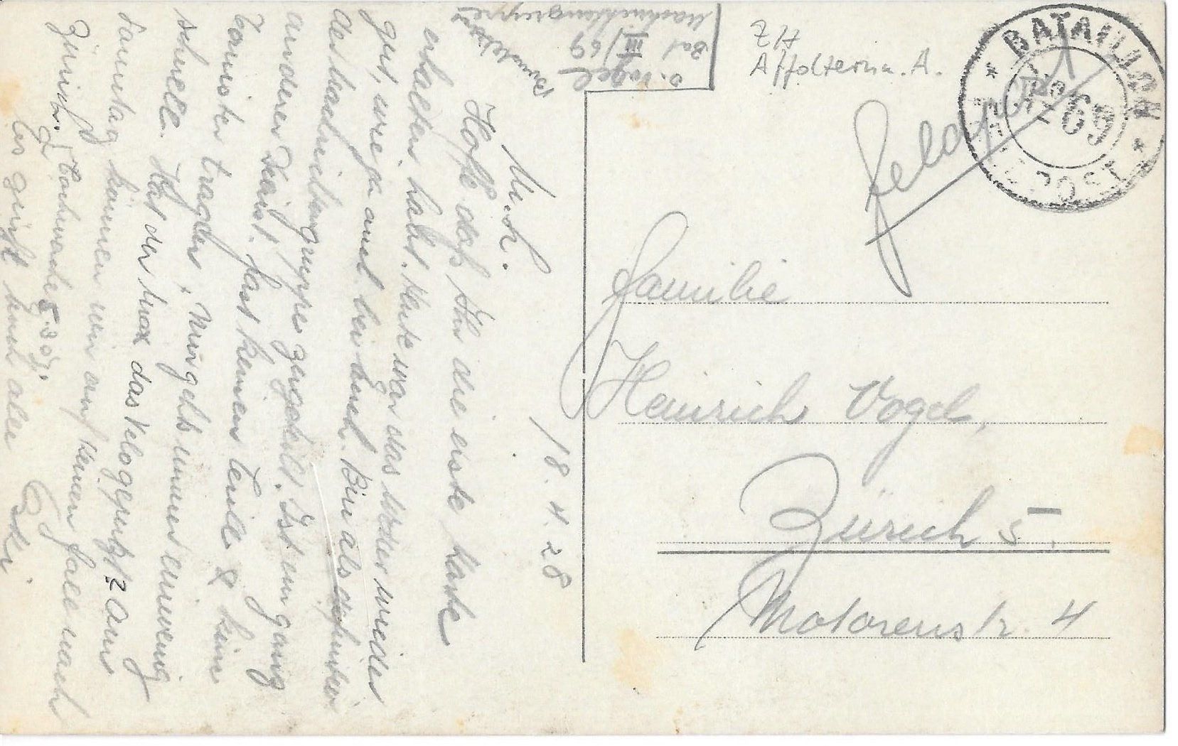 Cartoline postali: Bonstetten Einzelhaus Privataufnahme – Usato da Olten venduto da clotaldi 1