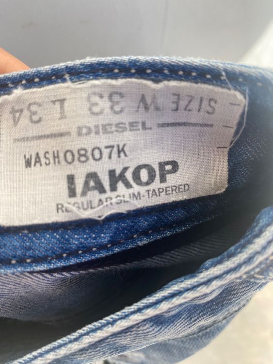 Jean Droit Homme G8ONE Taille 30/33 - Bleu Foncé Délavé - Occasion Très Bon état