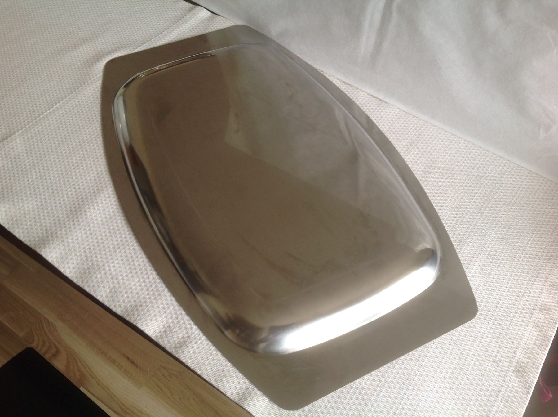 Piatti di portata: Spring - grand plat en inox – Usato da Sion venduto da accroshoes 3