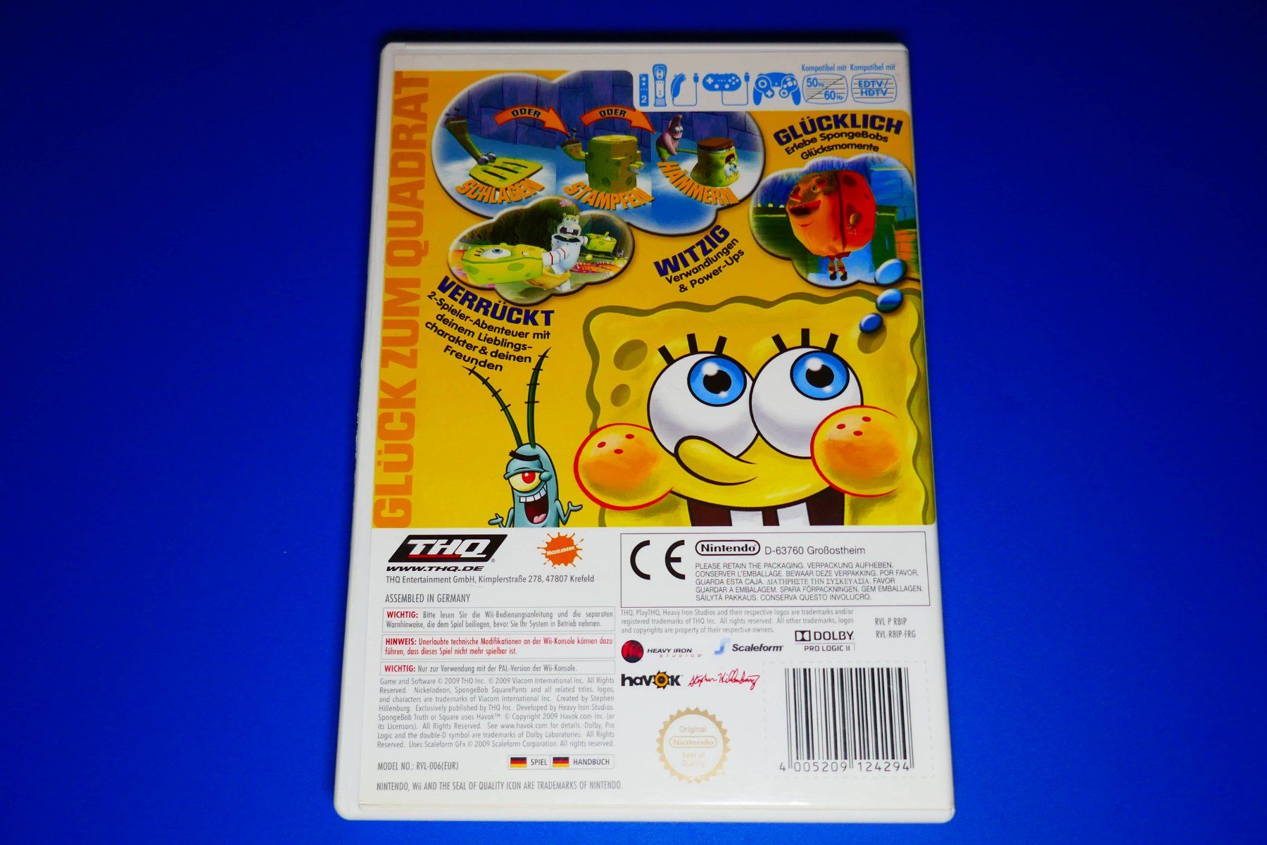 Nintendo Giochi: Spongebob Eiskalt Entwischt - Nintendo Wii – Usato da Vuarrens venduto da Espace-Retro 2