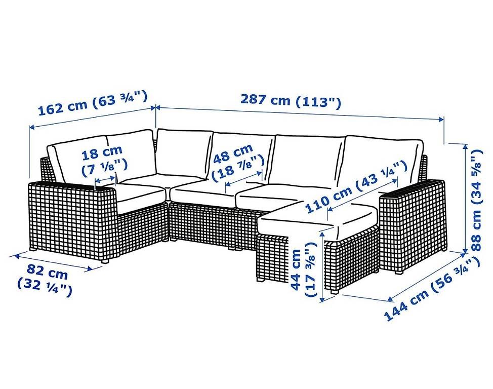 Ikea Divani: Balkon/Garten Lounge Sofa IKEA SOLLERÖN – Usato da Niederhasli venduto da Brkslmn 3