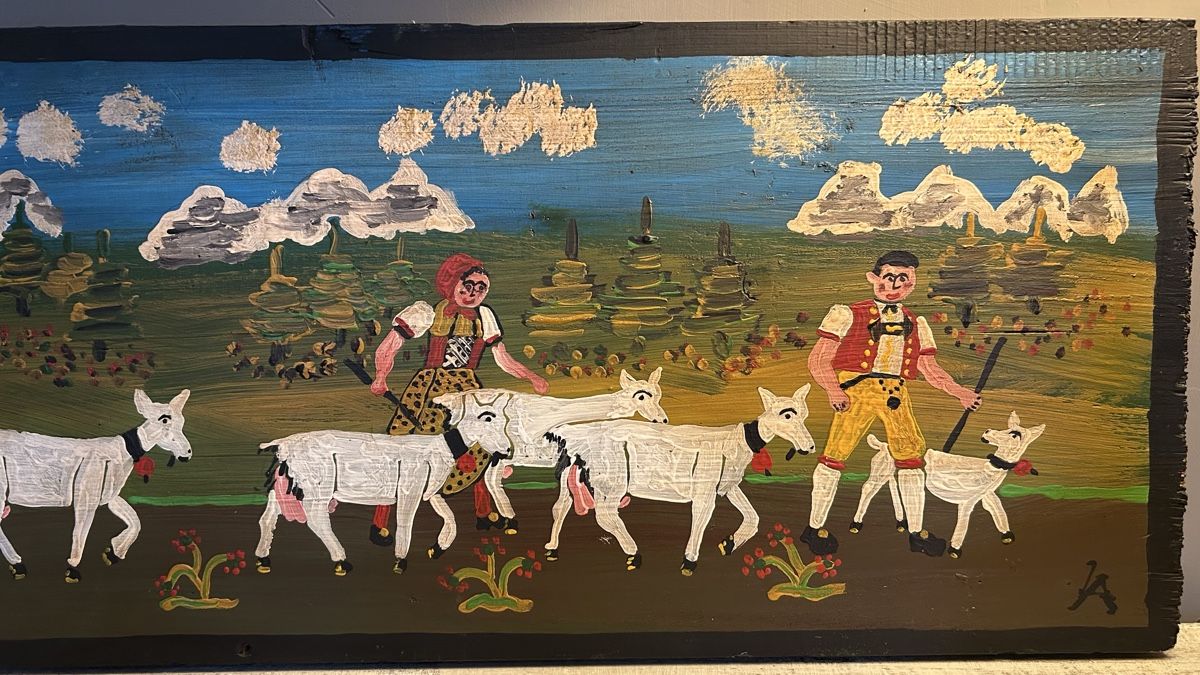 Dipinti: Bauernmalerei aus dem Appenzell – Usato da Basel venduto da Schmutpa 1